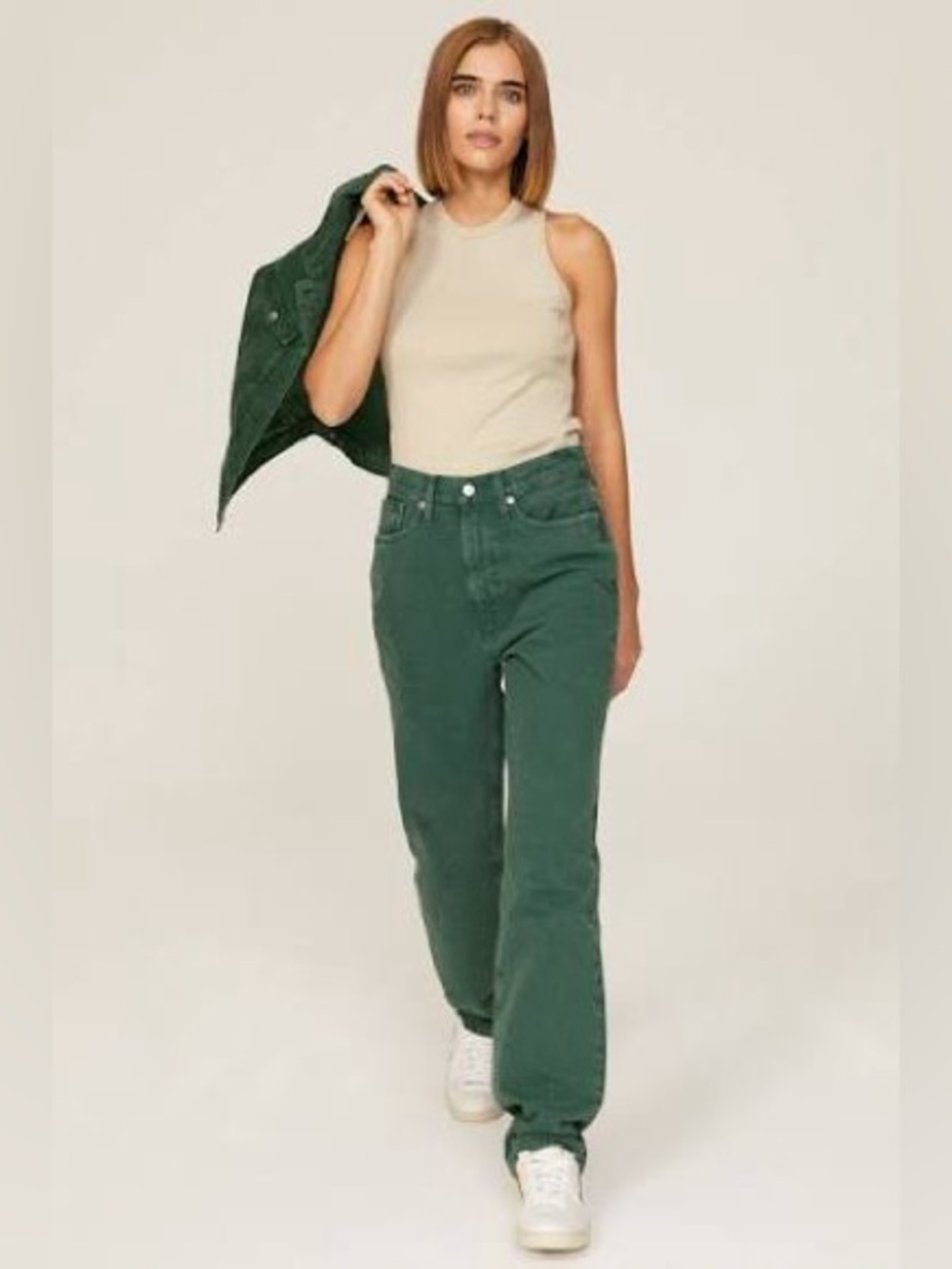Madewell Baggy Dad Jean- Green